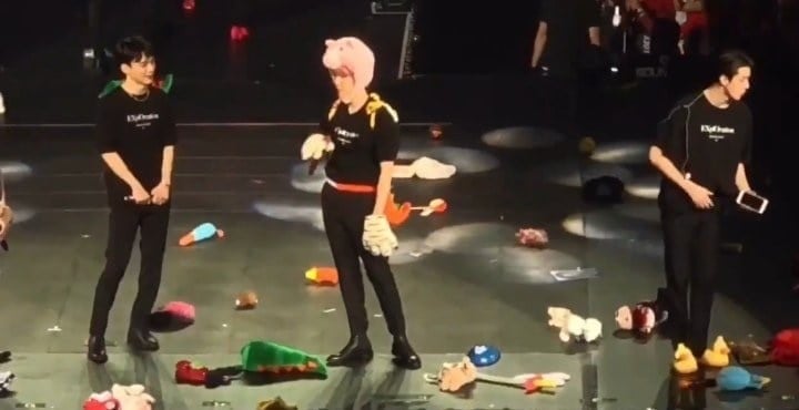아이돌이 콘서트 중 흔히 겪는 일.gif | 인스티즈