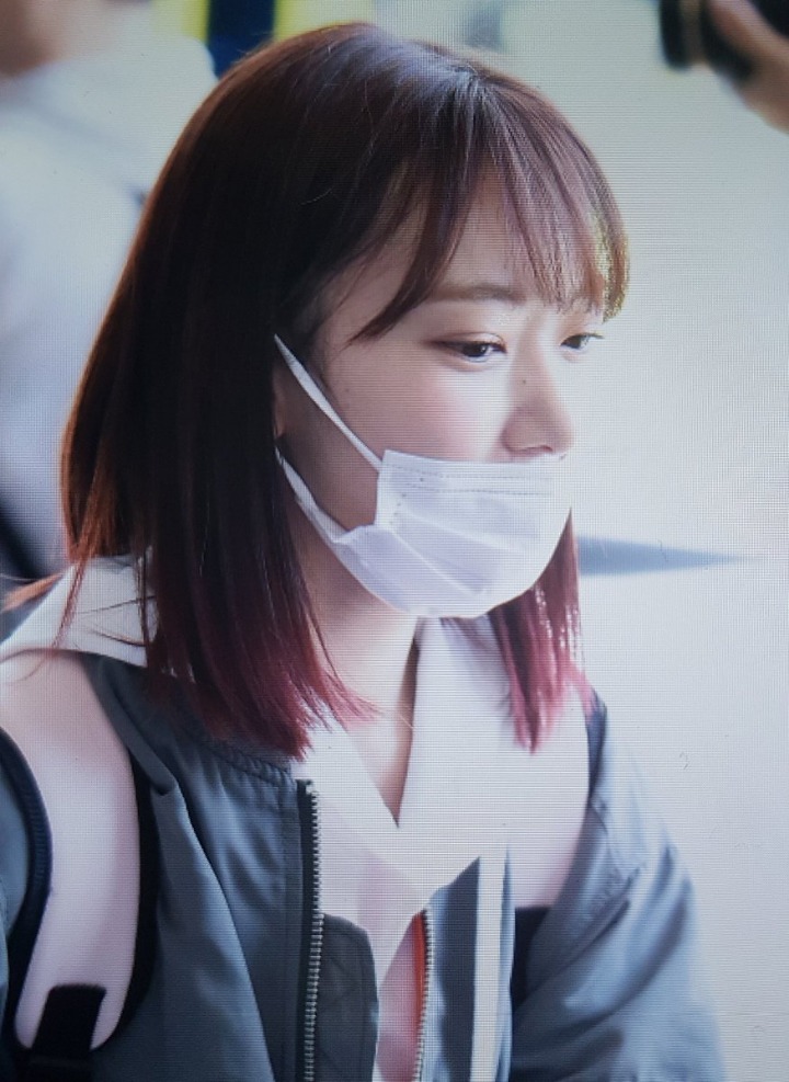 프듀48로 재입국하는 미야와키 사쿠라 공항사진 | 인스티즈