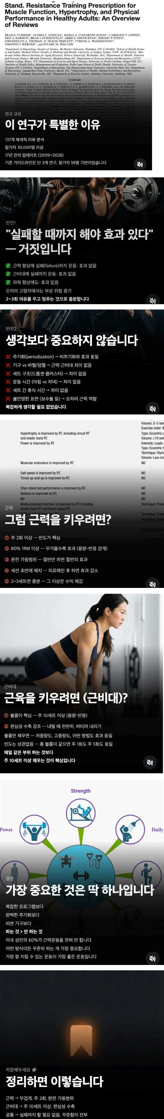 주목할 만한 운동 논문 요약 | 인스티즈