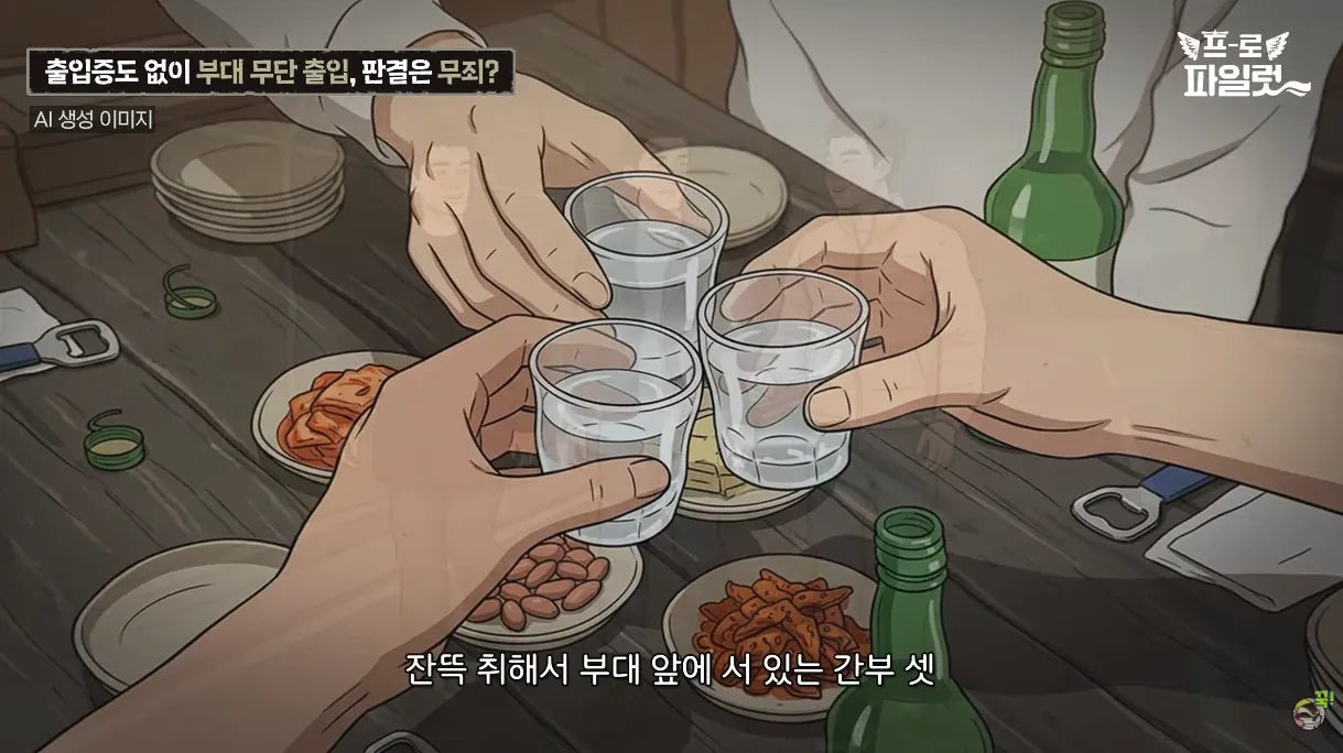 출입증 확인한다고 얼차려 준 간부.jpg | 인스티즈