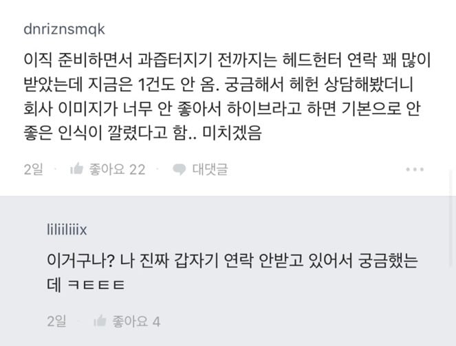 문건터진뒤 이직이 어렵다는 하이브 직원들 | 인스티즈
