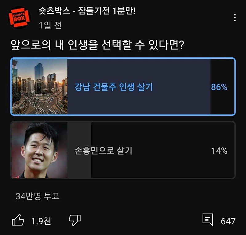강남 건물주 인생 vs 손흥민 인생 | 인스티즈