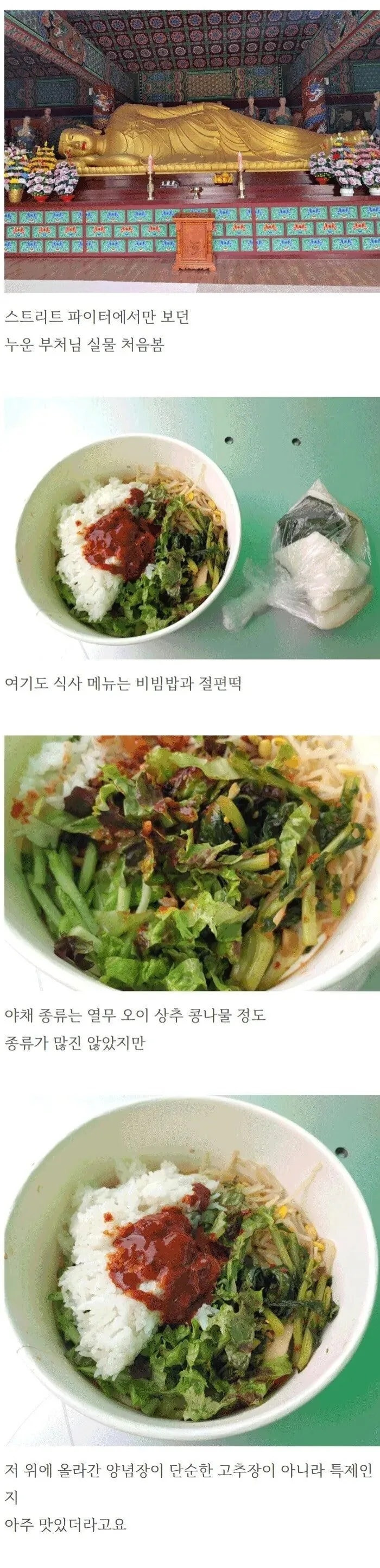 석가탄신일에 절 가서 비빔밥 얻어먹은 사람.jpg | 인스티즈