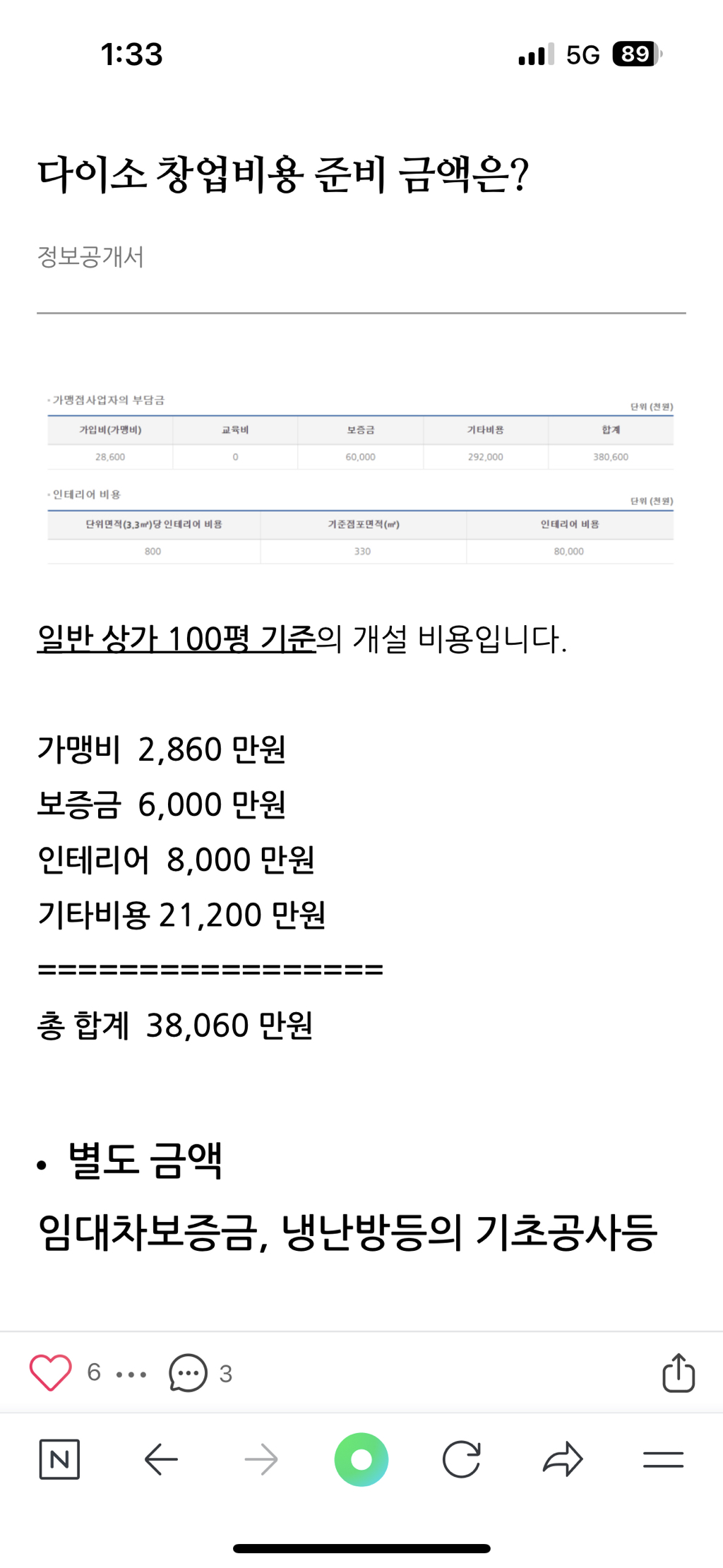 다이소 창업 비용 | 인스티즈