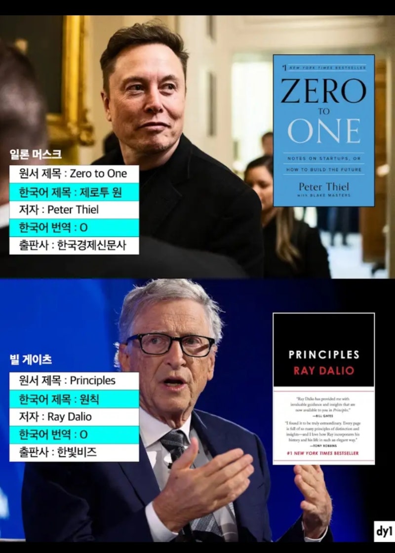 세계 최고 부자들의 인생 추천책 | 인스티즈