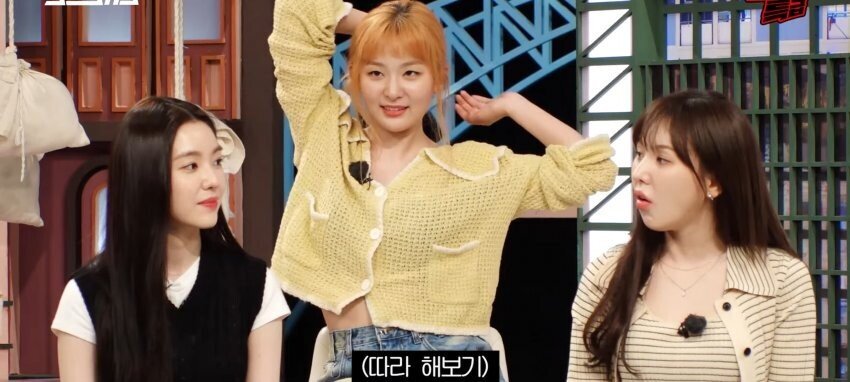 자신의 겨드랑이 노출에 대해 페로몬 드립치는 레드벨벳 조이.jpg | 인스티즈