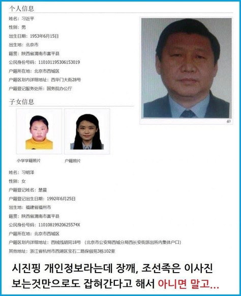 니가 가지고 있다던 시진핑 게이섹스 동영상 언제 보내줄건지 말해줄래? | 인스티즈