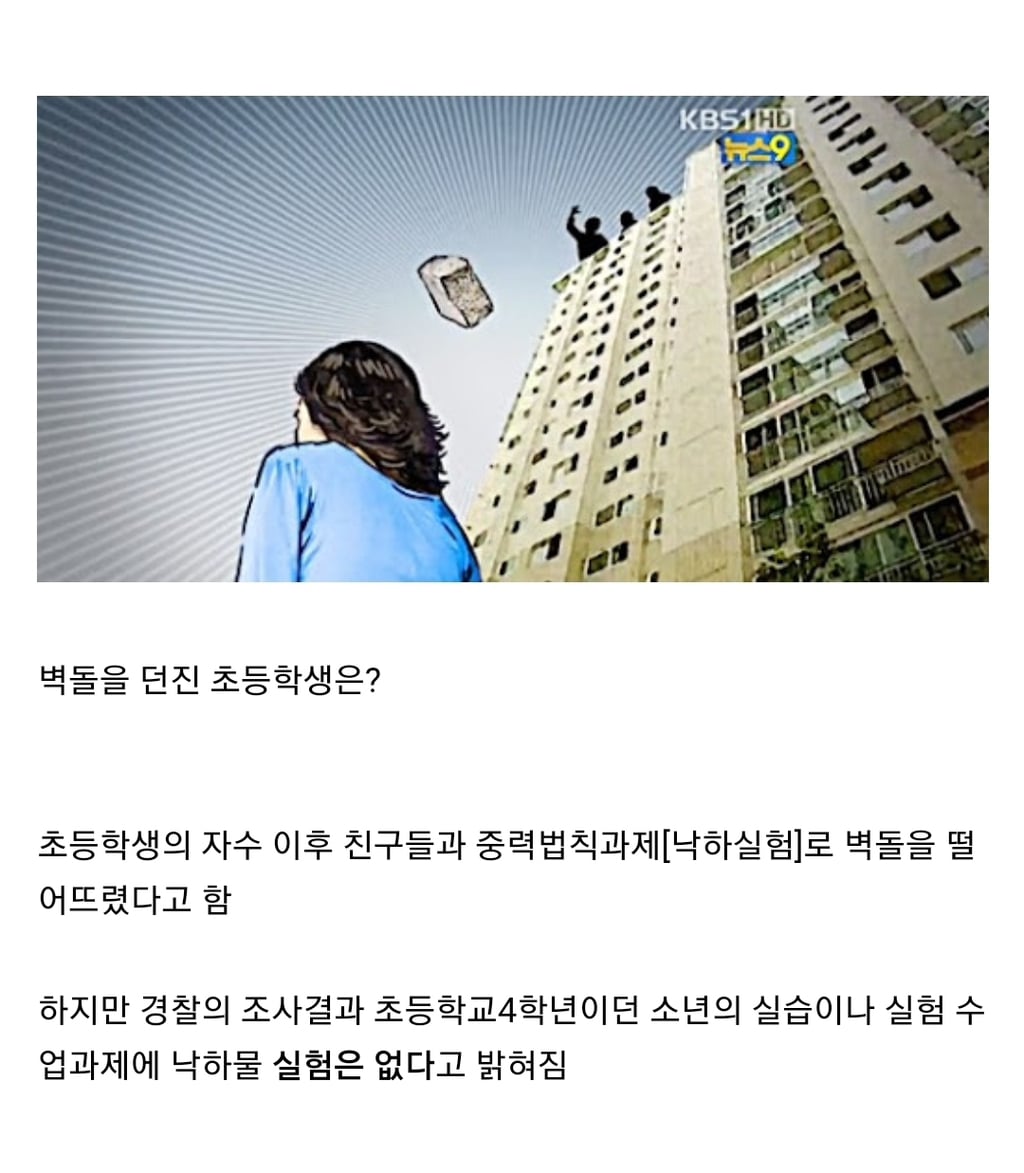 벽돌 던져서 사람 죽이고도 아무 처벌도 안 받은 용인 남아 사건 | 인스티즈