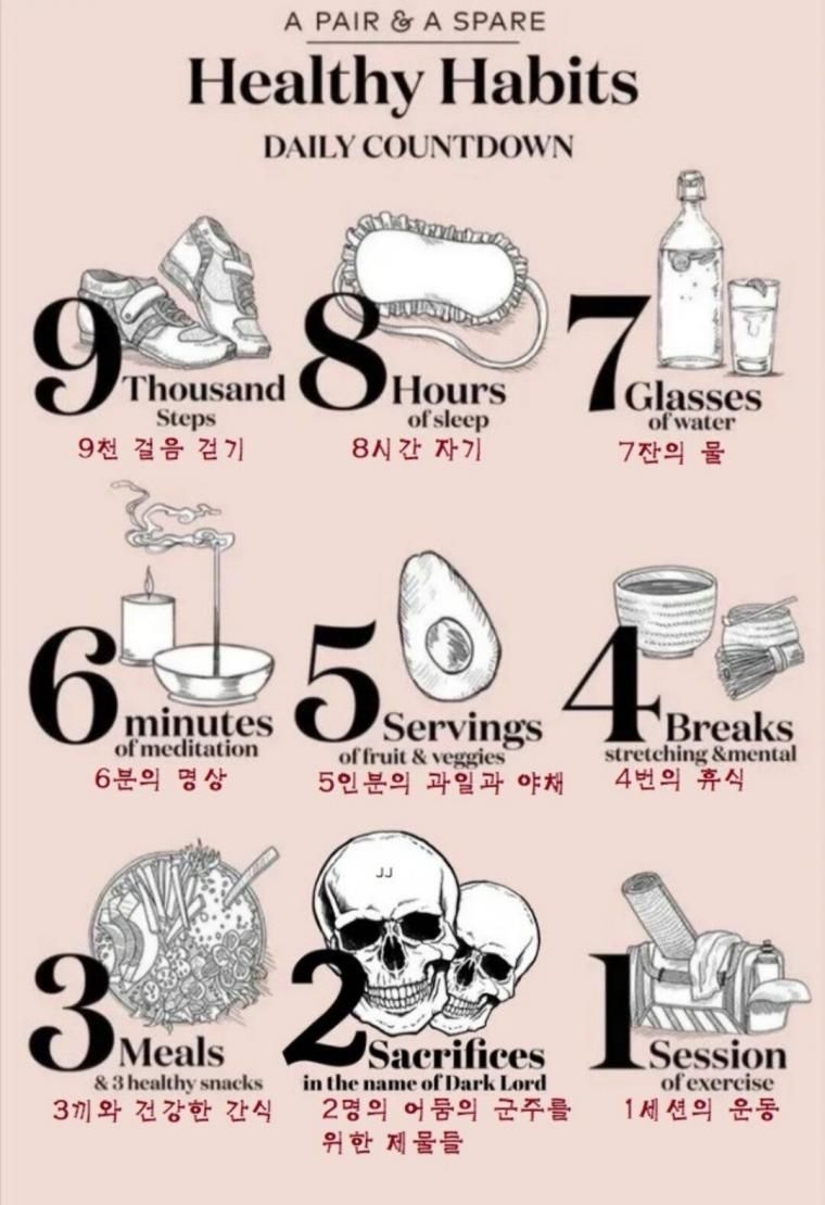 숫자로 보는 건강한 생활습관 | 인스티즈
