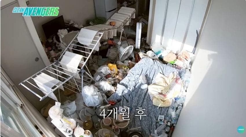 쓰레기집 청소후 4개월 뒤 모습 | 인스티즈