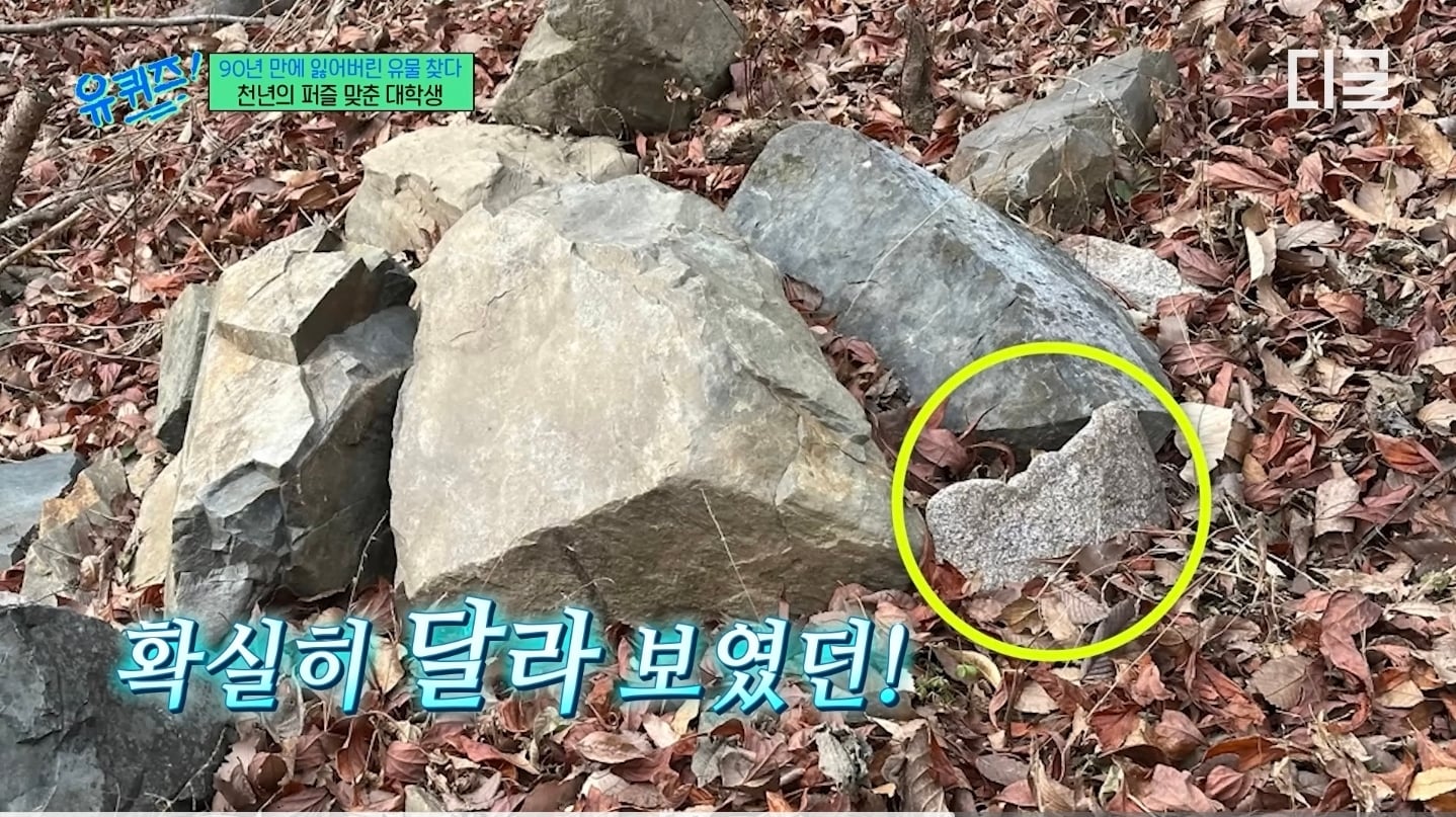 [유퀴즈] 블로그 사진 보고 절터 찾아갔다가 발견한 금강역사상의 마지막 조각 | 인스티즈