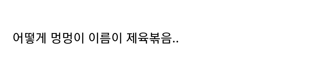 당신이 마지막으로 먹은 음식이 이 강아지의 이름입니다 | 인스티즈