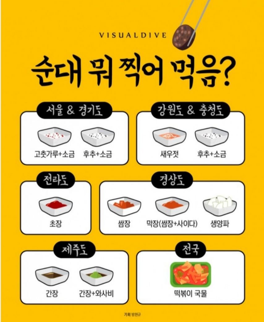 순대 뭐 찍어먹음? | 인스티즈