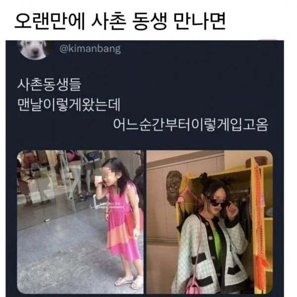 명절에 사촌동생 급공감 | 인스티즈