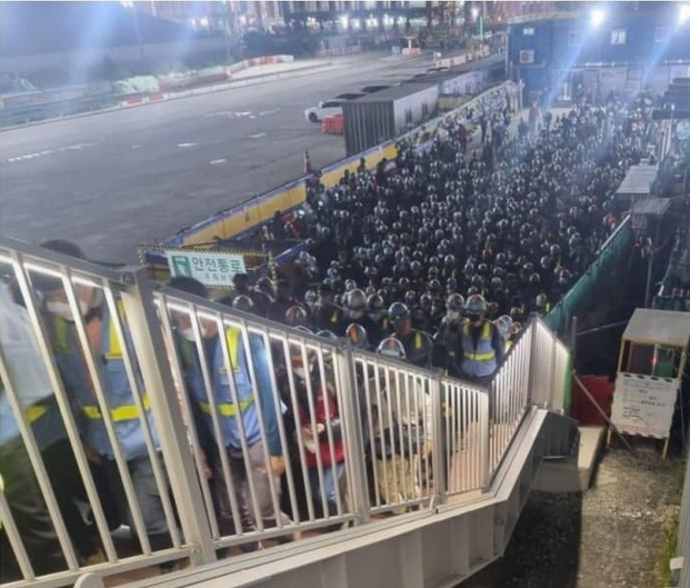 삼성 평택 반도체 노가다 출근 현장.jpg | 인스티즈