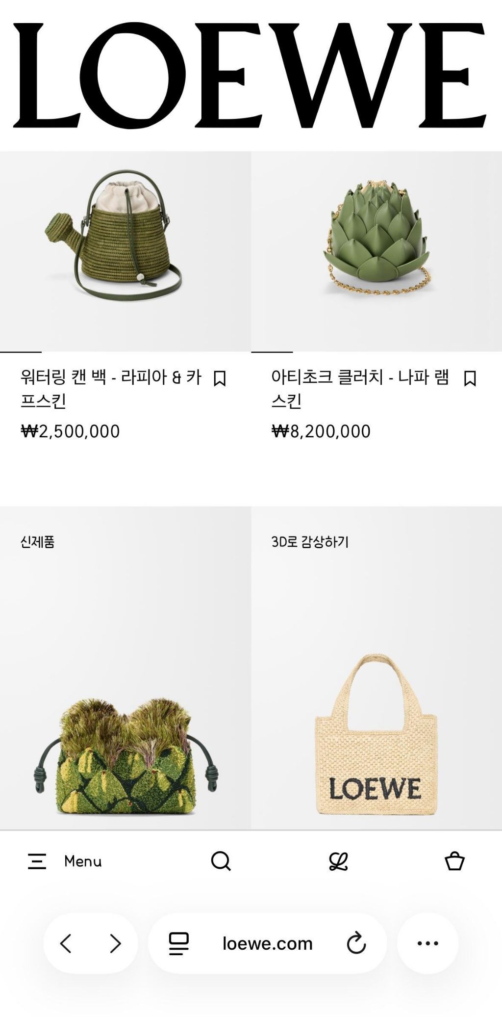 디자이너가 식집사 인가 생각드는 로에베 백 | 인스티즈