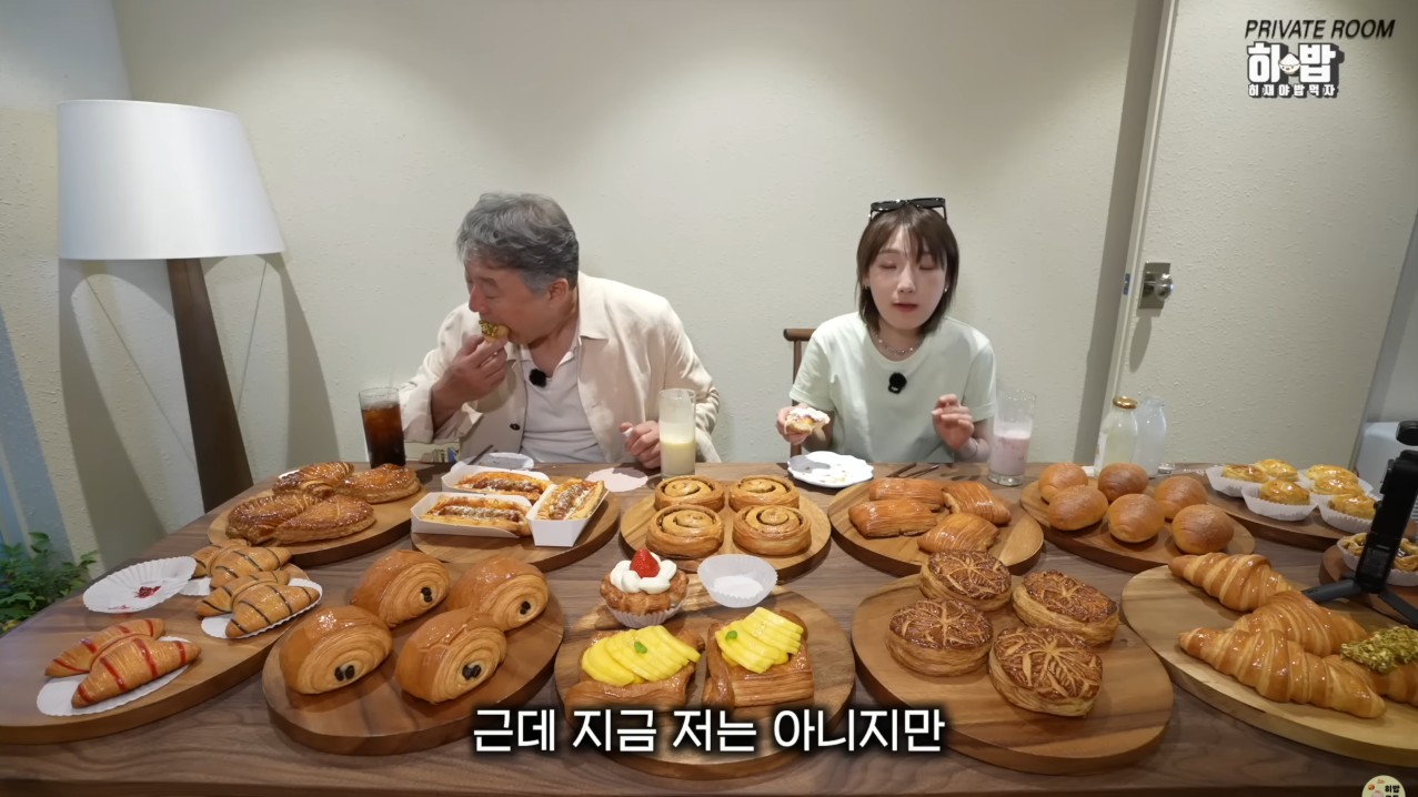 히밥과 히밥 아버지 먹방 수준 | 인스티즈
