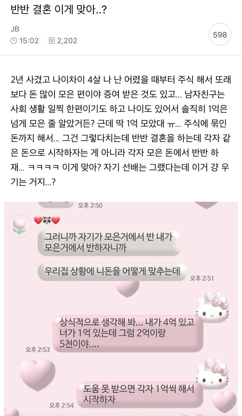 반반결혼 이게 맞아? | 인스티즈