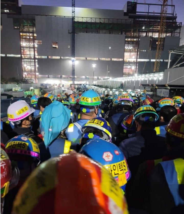 삼성 평택 반도체 노가다 출근 현장.jpg | 인스티즈