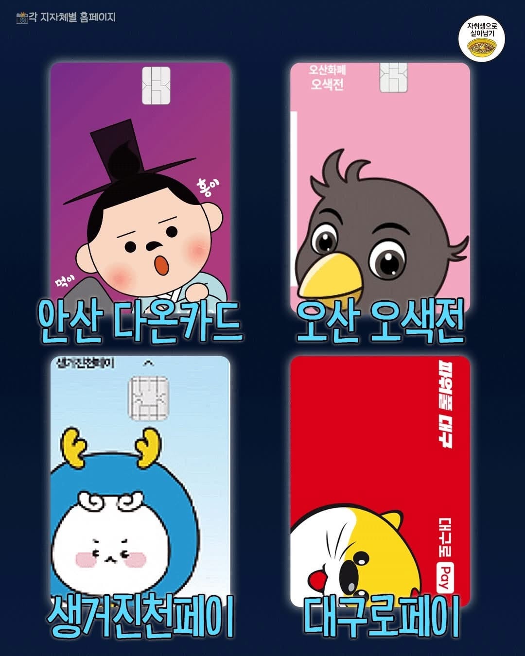 지역별 지역 화폐 카드 모음 | 인스티즈