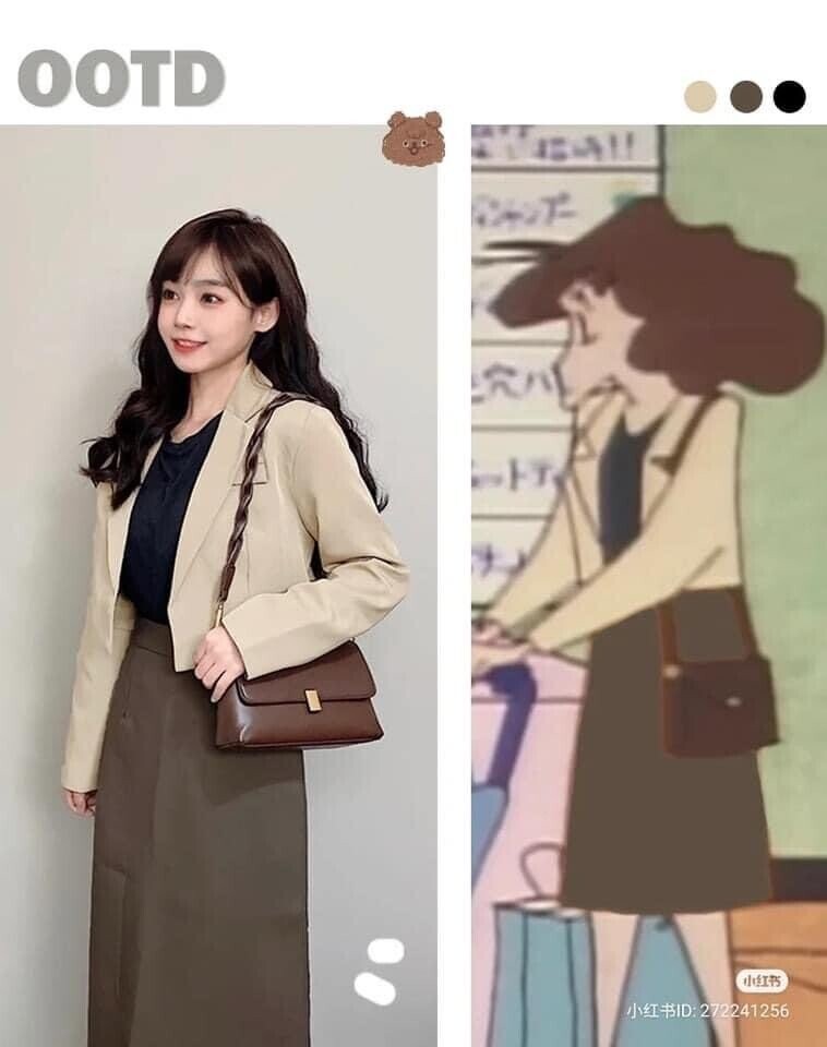 짱구엄마 패션 따라입기 | 인스티즈