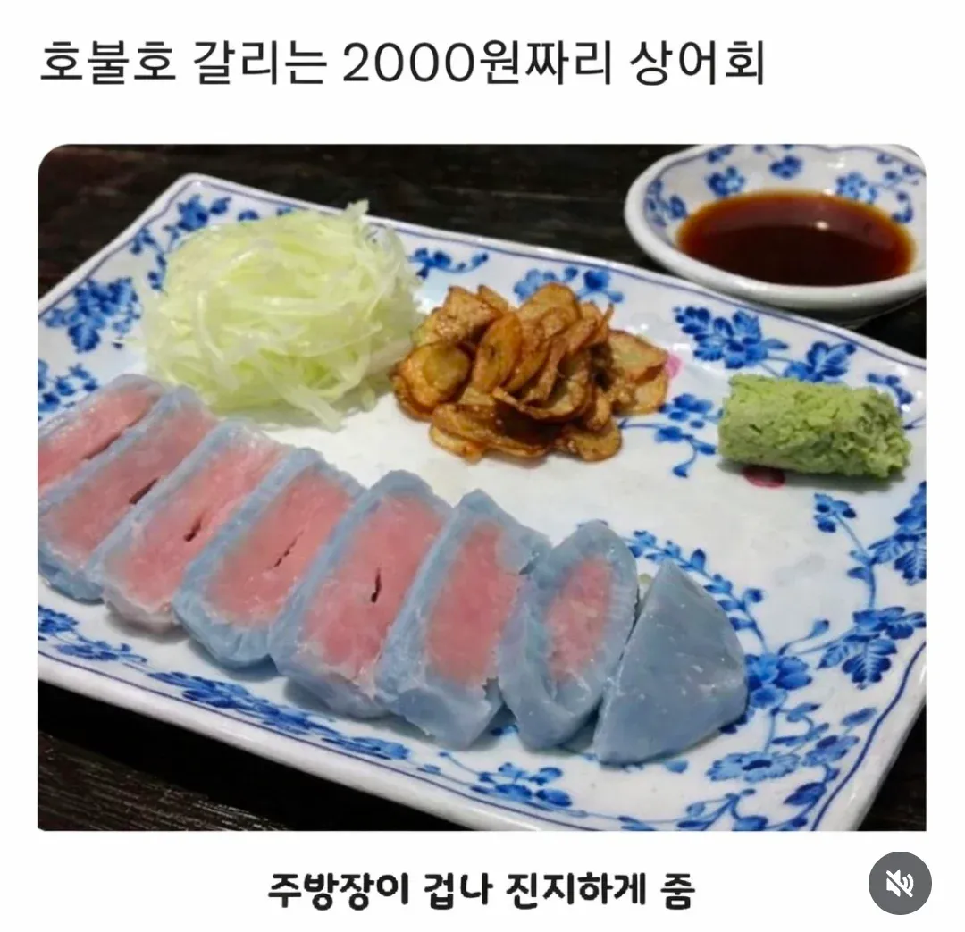 호불호 갈리는 2000원짜리 상어회 | 인스티즈