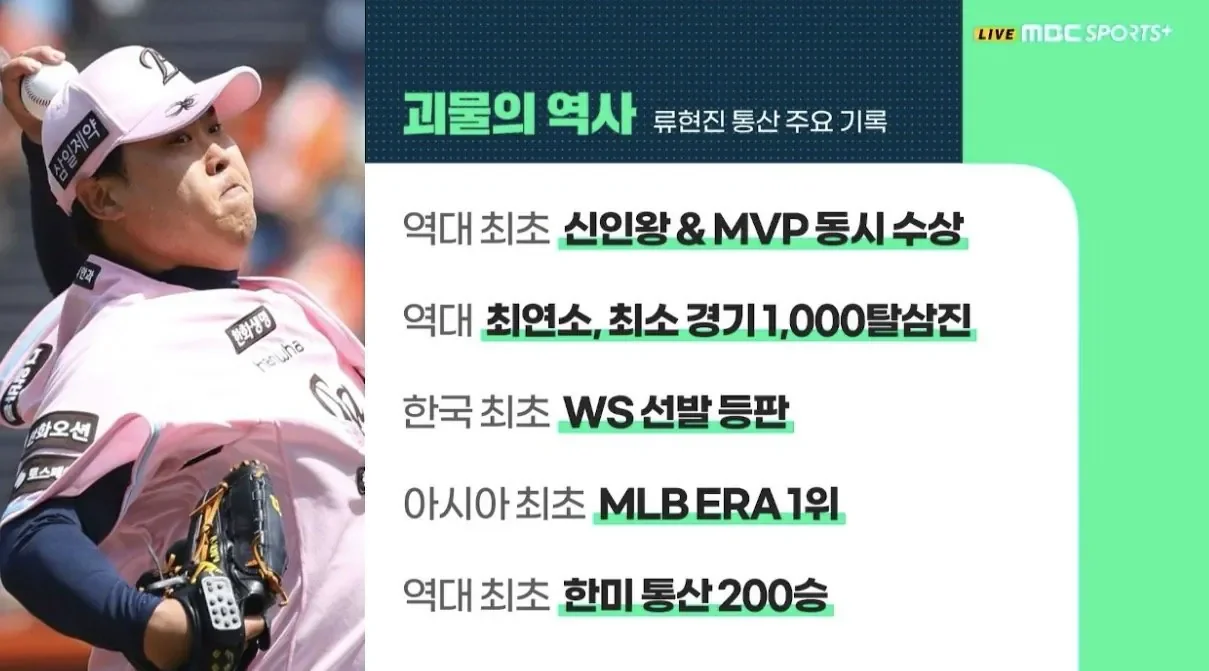 대한민국 역대 최고의 투수 | 인스티즈