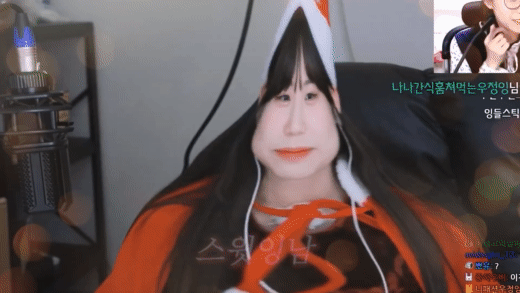 스트리머 우정잉의 도네 리액션.gif | 인스티즈