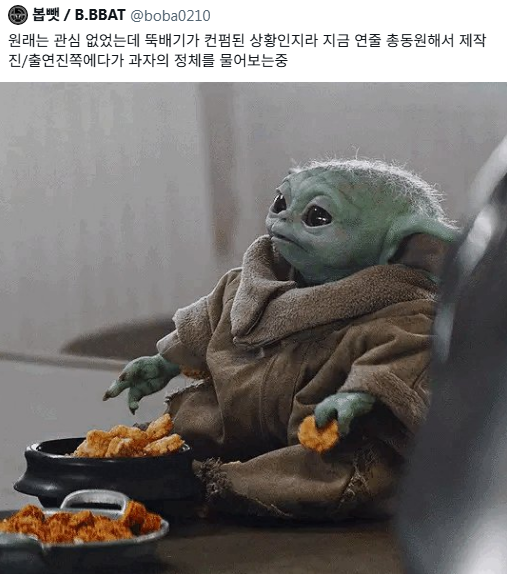 아니 나 너무 충격적인 사실을 알았어... 만달로리안에 나오는 그 그릇 한국 뚝배기 맞대... | 인스티즈