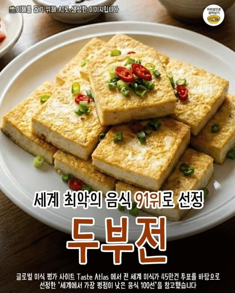 세계 최악의 음식으로 뽑힌 한국 음식들 | 인스티즈