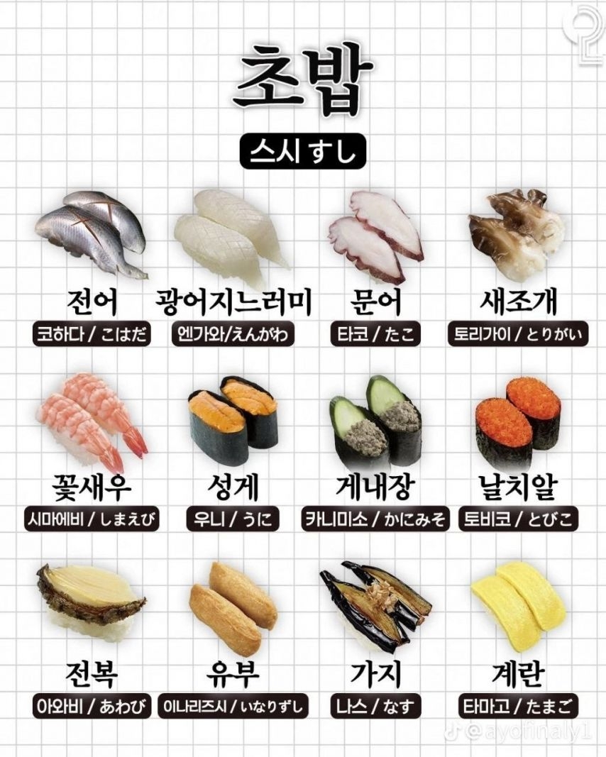 일본 음식 명칭 총정리 | 인스티즈