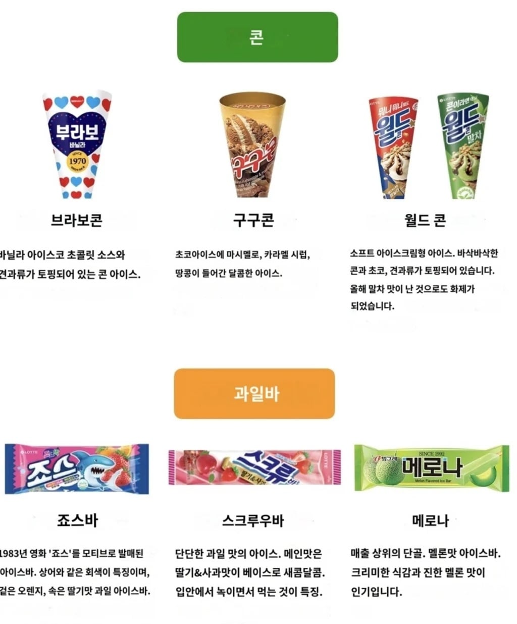 일본에서 추천하는 한국 아이스크림 | 인스티즈