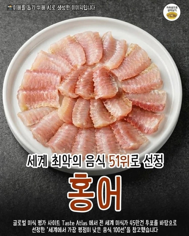 세계 최악의 음식으로 뽑힌 한국 음식들 | 인스티즈