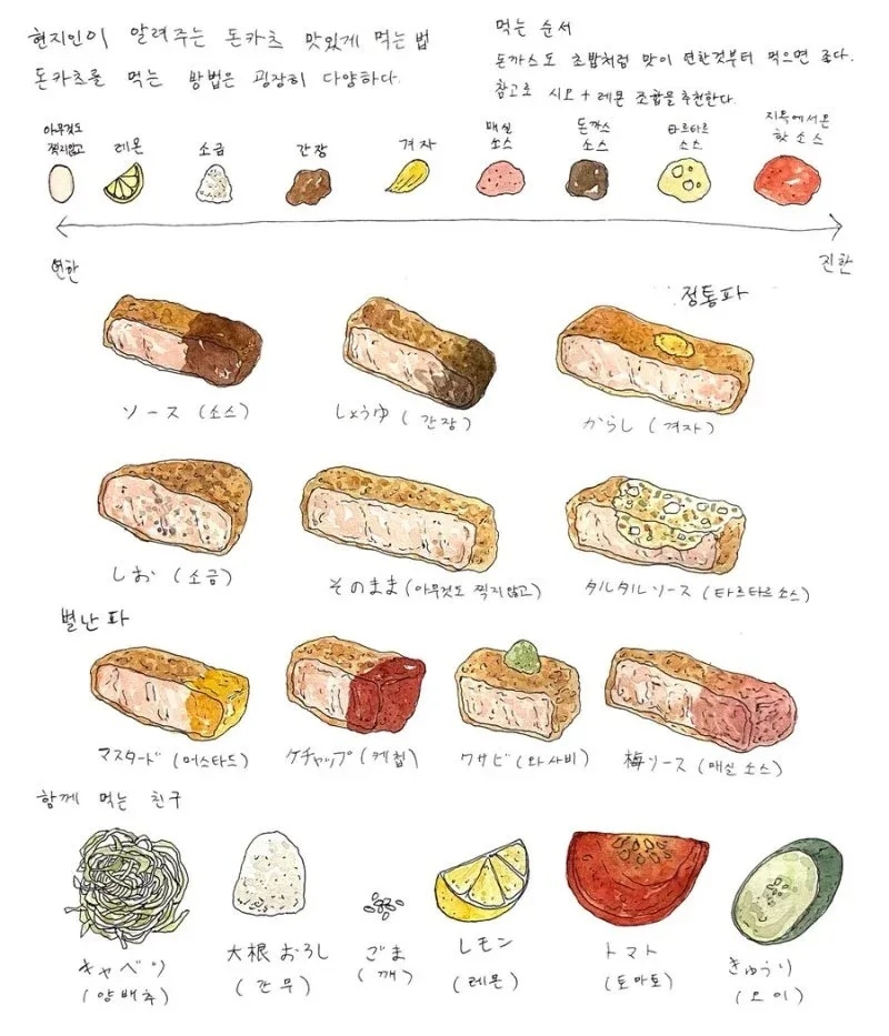 일본인이 알려주는 돈까스 맛있게 먹는 방법 | 인스티즈
