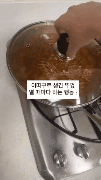 유리로 된 냄비뚜껑 사용 시 공감 | 인스티즈