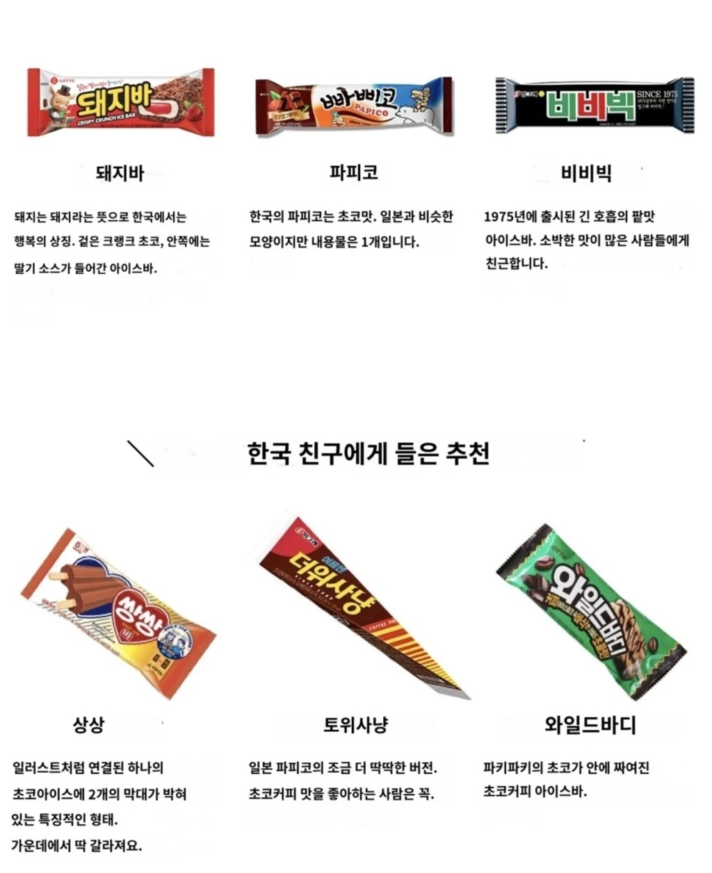 일본에서 추천하는 한국 아이스크림 | 인스티즈