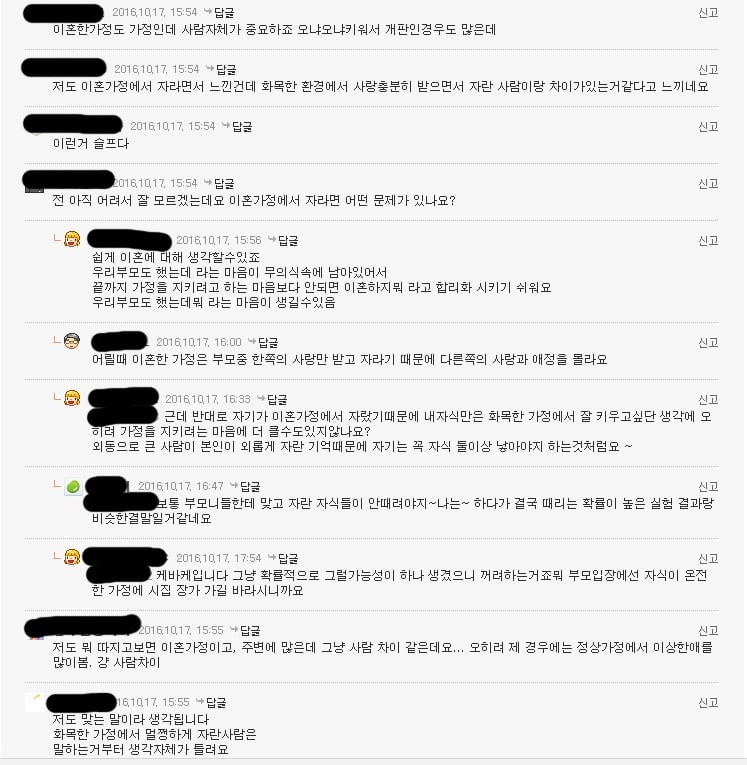 이혼가정에 대한 사람들의 시선 | 인스티즈
