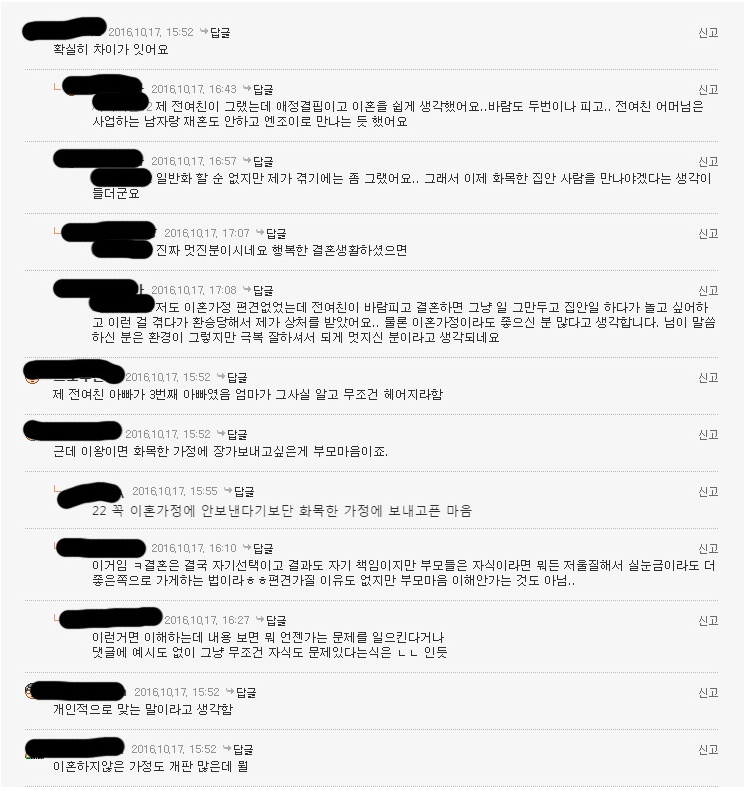 이혼가정에 대한 사람들의 시선 | 인스티즈