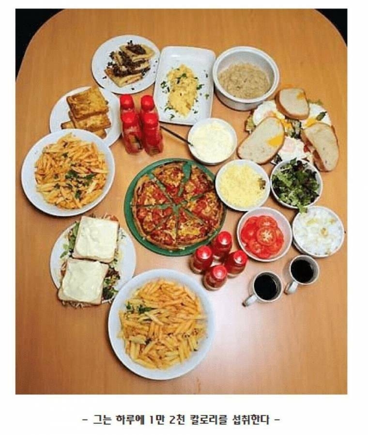 펠프스 선수 현역시절 하루 식사량 | 인스티즈