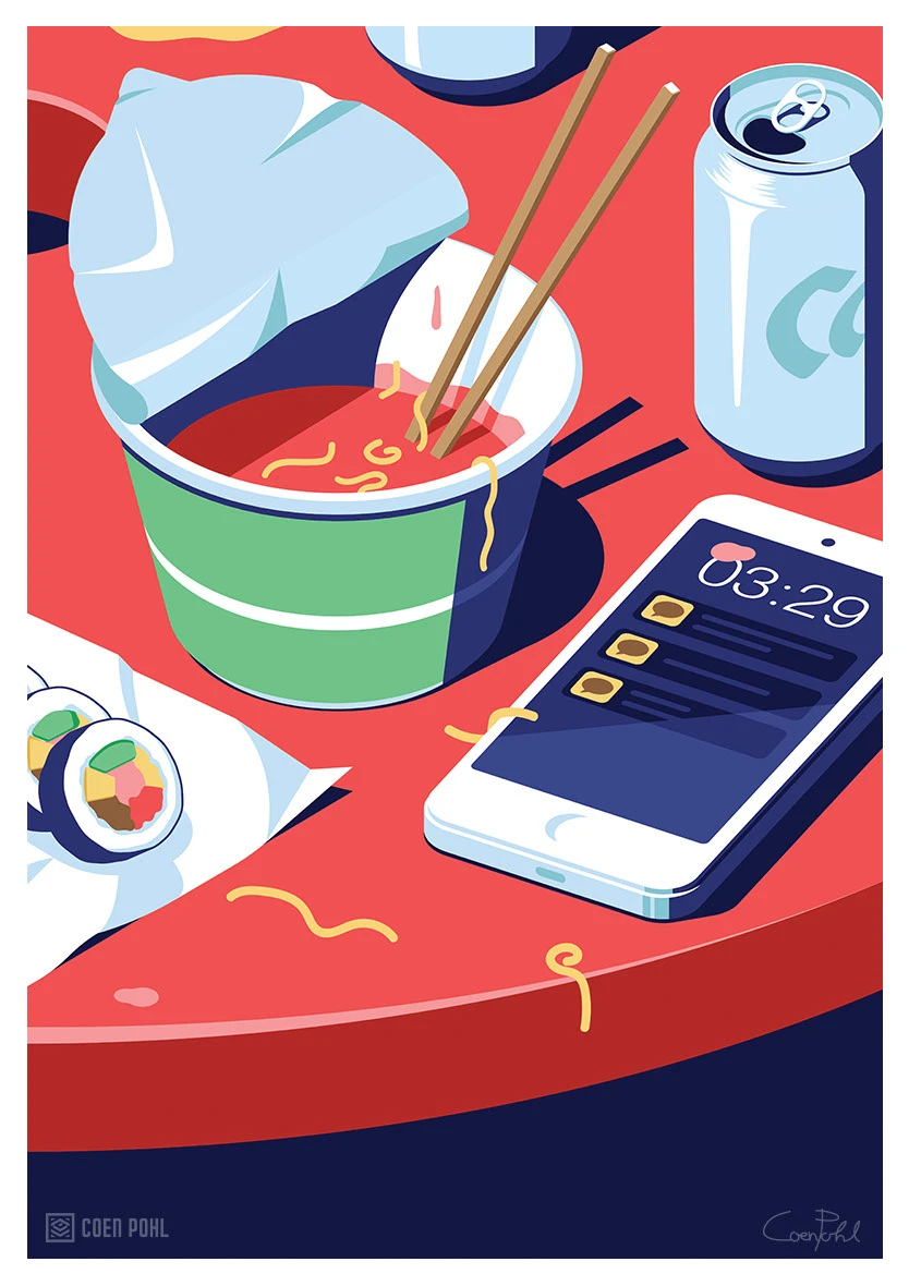 외국인이 그린 한국의 불금 느좋 일러스트 | 인스티즈