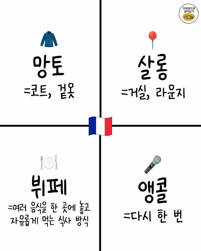 한국인이면 한 번쯤은 들어본 프랑스어 28개 | 인스티즈