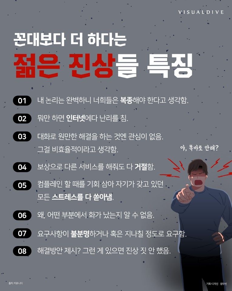 꼰대보다 더 하다는 젊은 진상들 특징 | 인스티즈