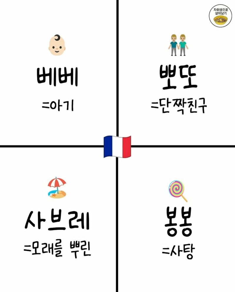 한국인이면 한 번쯤은 들어본 프랑스어 28개 | 인스티즈