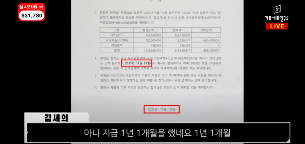 김새론이 김수현한테 시간을 달라고 살려달라고 호소했던 이유.jpg | 인스티즈