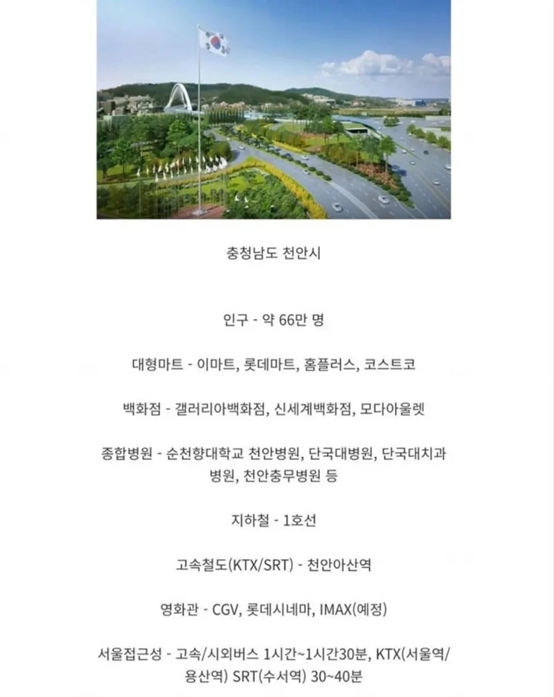 의외로 인프라 좋다는 지방 도시 | 인스티즈