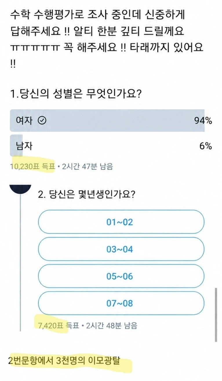 수행평가 도와주고 싶던 3천명의 랜선이모들.jpg | 인스티즈