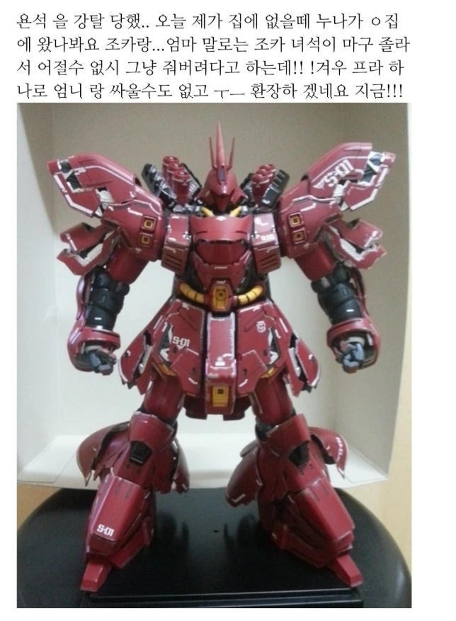 조카에게 도색한 프라모델을 뺏긴 사연 | 인스티즈