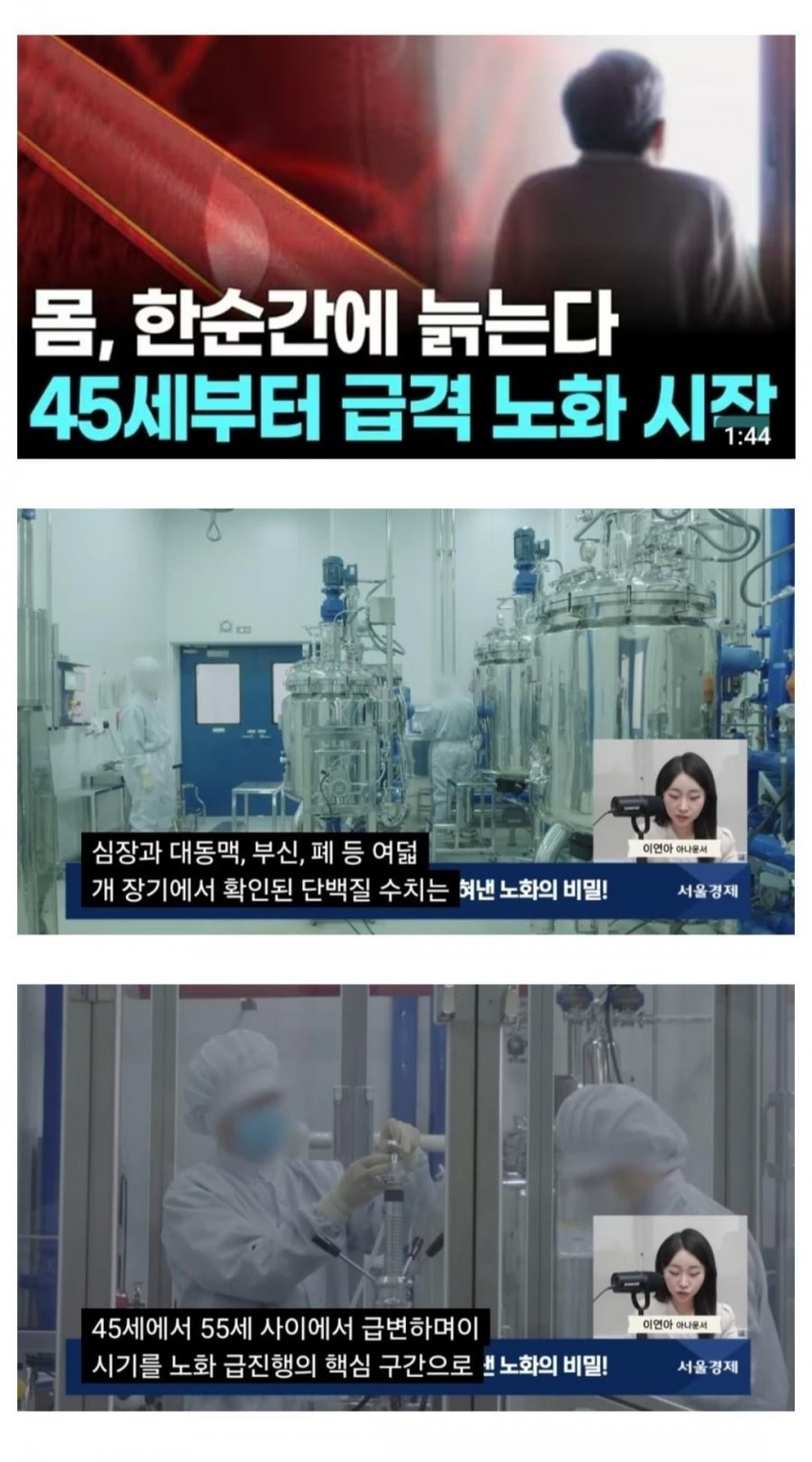 급격 노화가 시작된다는 나이 | 인스티즈