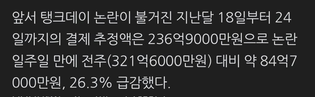 사과도 통하지 않았다…스타벅스 논란 2주만에 결제액 107억 감소 | 인스티즈