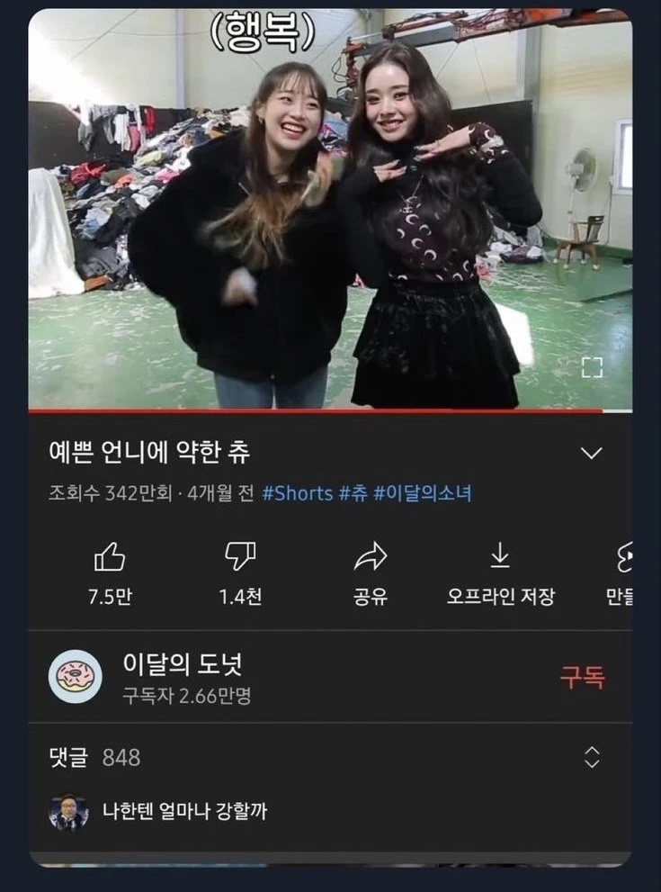 예쁜 언니한테 약한 츄 | 인스티즈